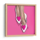 Zapatillas de Corazón - Púrpura Imperial | Cuadro decorativo de Canvas Lab