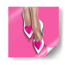 Zapatillas de Corazón - Púrpura Imperial | Cuadro decorativo de Canvas Lab