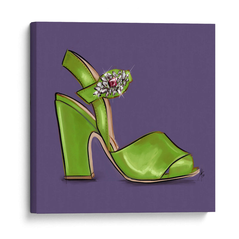 Satín Verde - Púrpura Imperial | Cuadro decorativo de Canvas Lab