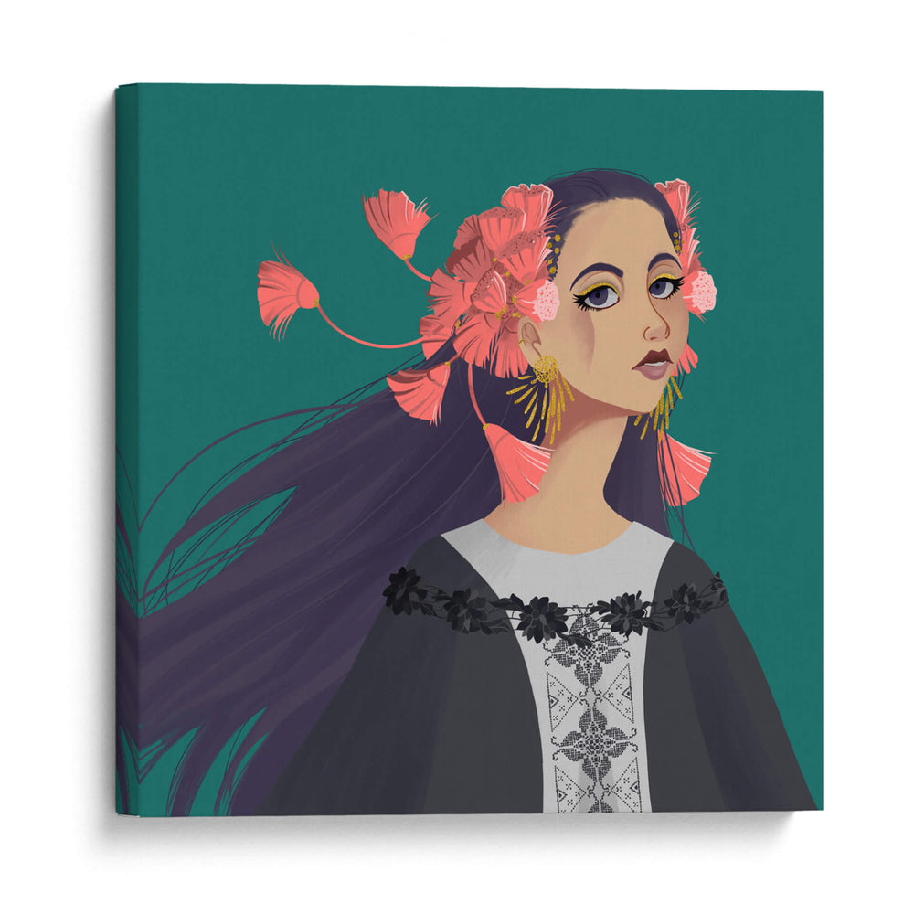 Pompones I - Púrpura Imperial | Cuadro decorativo de Canvas Lab
