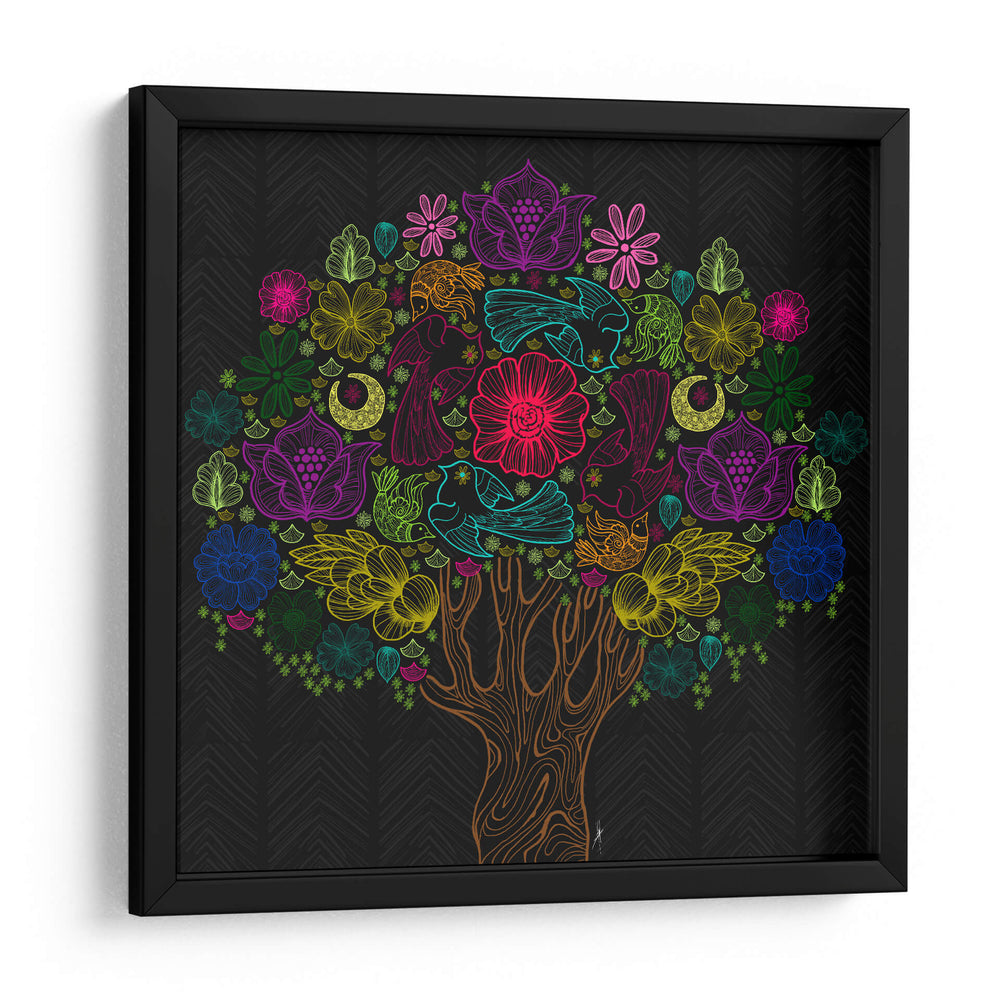 Árbol de la Vida - Púrpura Imperial | Cuadro decorativo de Canvas Lab