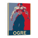 Yujiro Hanma Obey - GaryML | Cuadro decorativo de Canvas Lab