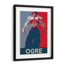 Yujiro Hanma Obey - GaryML | Cuadro decorativo de Canvas Lab