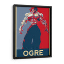 Yujiro Hanma Obey - GaryML | Cuadro decorativo de Canvas Lab