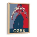 Yujiro Hanma Obey - GaryML | Cuadro decorativo de Canvas Lab