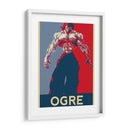 Yujiro Hanma Obey - GaryML | Cuadro decorativo de Canvas Lab