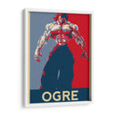 Yujiro Hanma Obey - GaryML | Cuadro decorativo de Canvas Lab