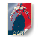 Yujiro Hanma Obey - GaryML | Cuadro decorativo de Canvas Lab