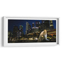Singapur Merlion de noche - ArmanDigitalArt | Cuadro decorativo de Canvas Lab