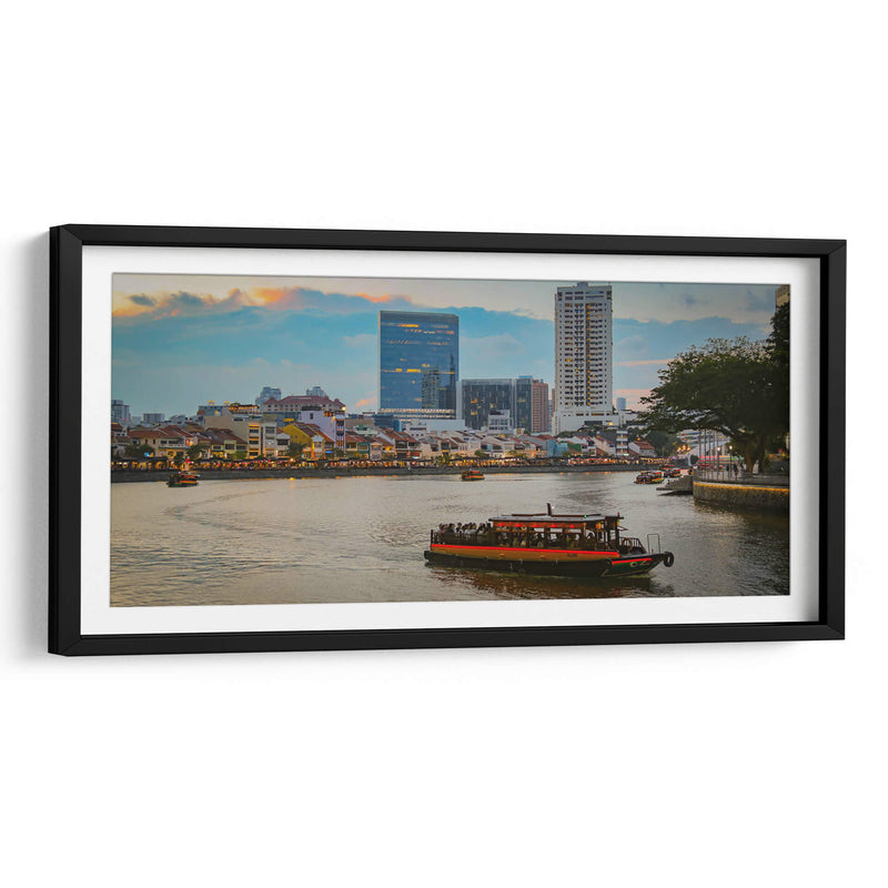 Singabur barco - ArmanDigitalArt | Cuadro decorativo de Canvas Lab