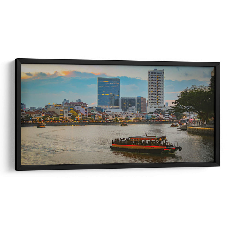 Singabur barco - ArmanDigitalArt | Cuadro decorativo de Canvas Lab