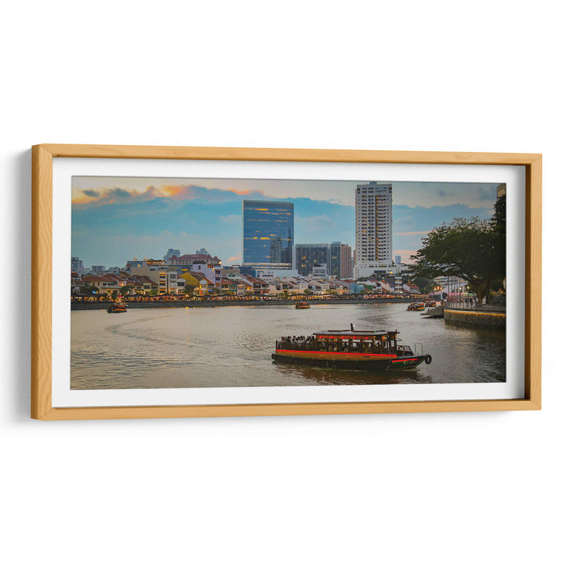 Singabur barco - ArmanDigitalArt | Cuadro decorativo de Canvas Lab