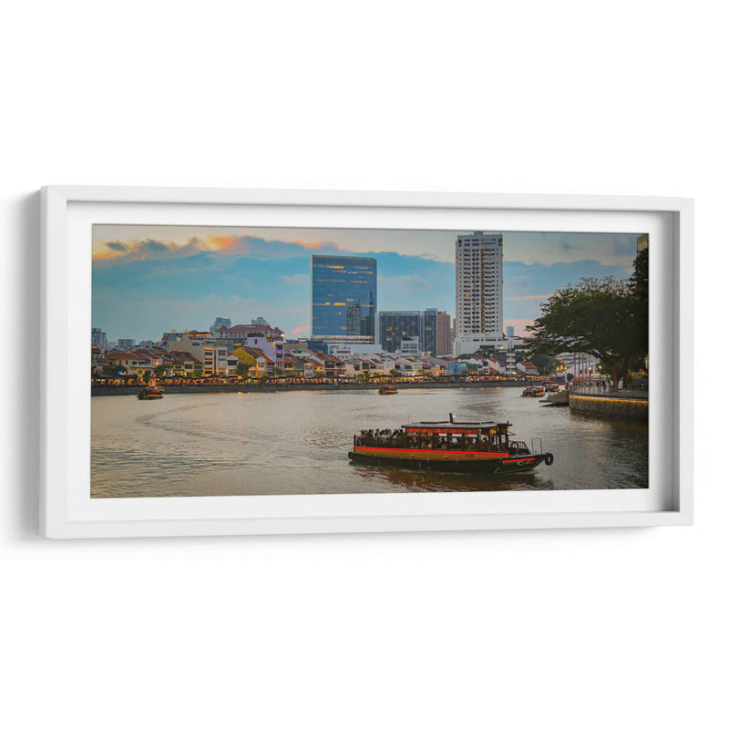 Singabur barco - ArmanDigitalArt | Cuadro decorativo de Canvas Lab