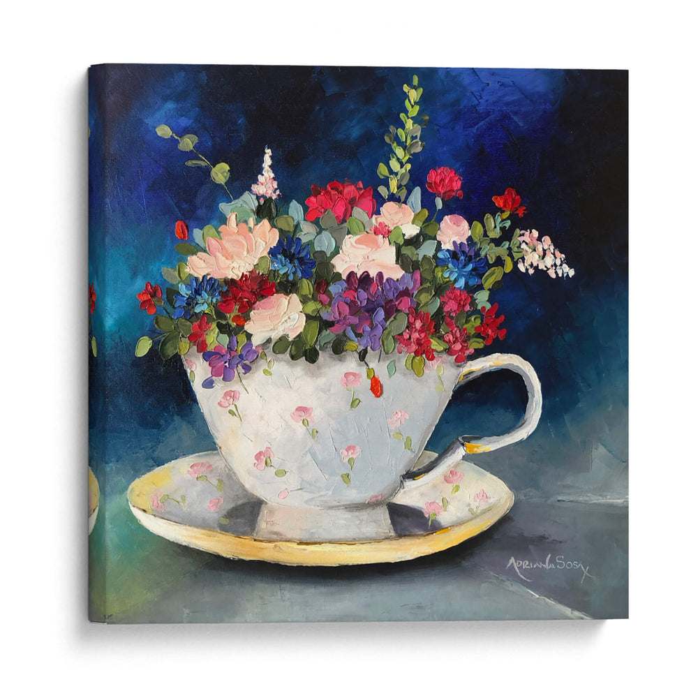 Té de Flores - Adriana Sosa | Cuadro decorativo de Canvas Lab