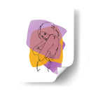 Mujer en linea negra 1 - Noemi Hernandez | Cuadro decorativo de Canvas Lab