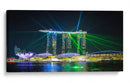 Singapur Marina bay hotel show noche 1 - ArmanDigitalArt | Cuadro decorativo de Canvas Lab