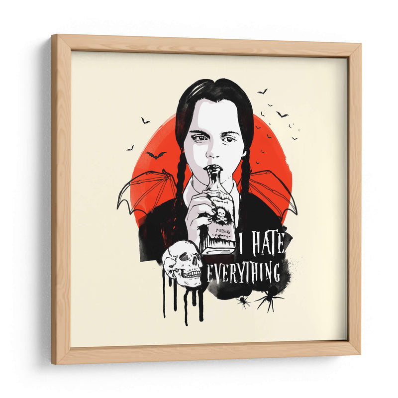 Merlina Los locos Addams - 2ToastDesign | Cuadro decorativo de Canvas Lab
