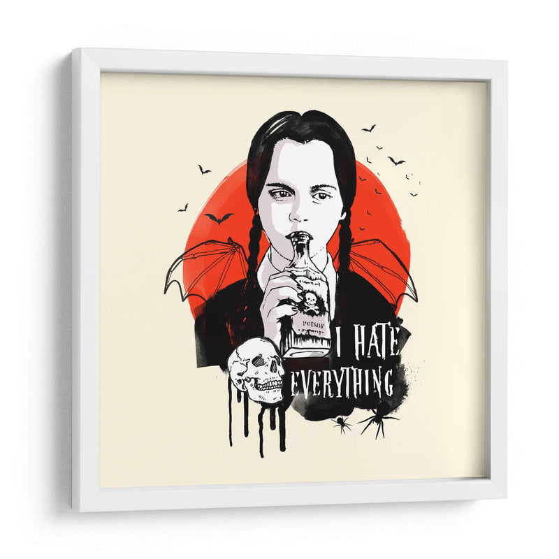 Merlina Los locos Addams - 2ToastDesign | Cuadro decorativo de Canvas Lab