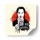 Merlina Los locos Addams - 2ToastDesign | Cuadro decorativo de Canvas Lab