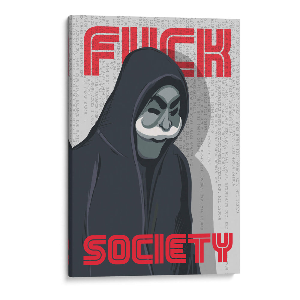 F Society Mr Robot - 2ToastDesign | Cuadro decorativo de Canvas Lab
