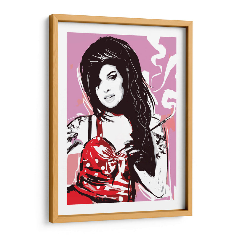 Amy Winehouse pop art - 2ToastDesign | Cuadro decorativo de Canvas Lab