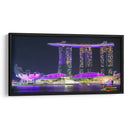 Singapur Marina bay hotel show noche 4 - ArmanDigitalArt | Cuadro decorativo de Canvas Lab