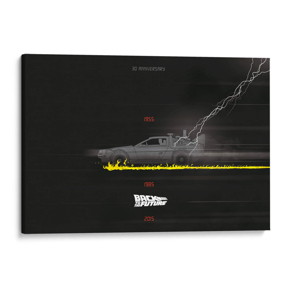 Delorean Back future - 2ToastDesign | Cuadro decorativo de Canvas Lab
