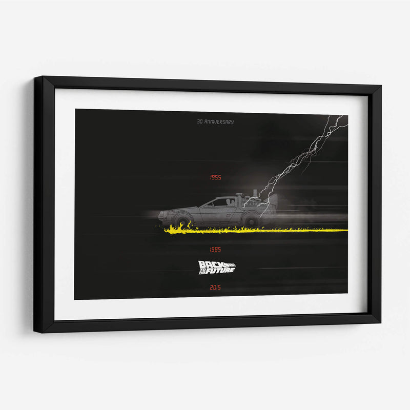 Delorean Back future - 2ToastDesign | Cuadro decorativo de Canvas Lab