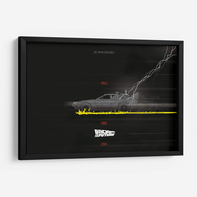 Delorean Back future - 2ToastDesign | Cuadro decorativo de Canvas Lab
