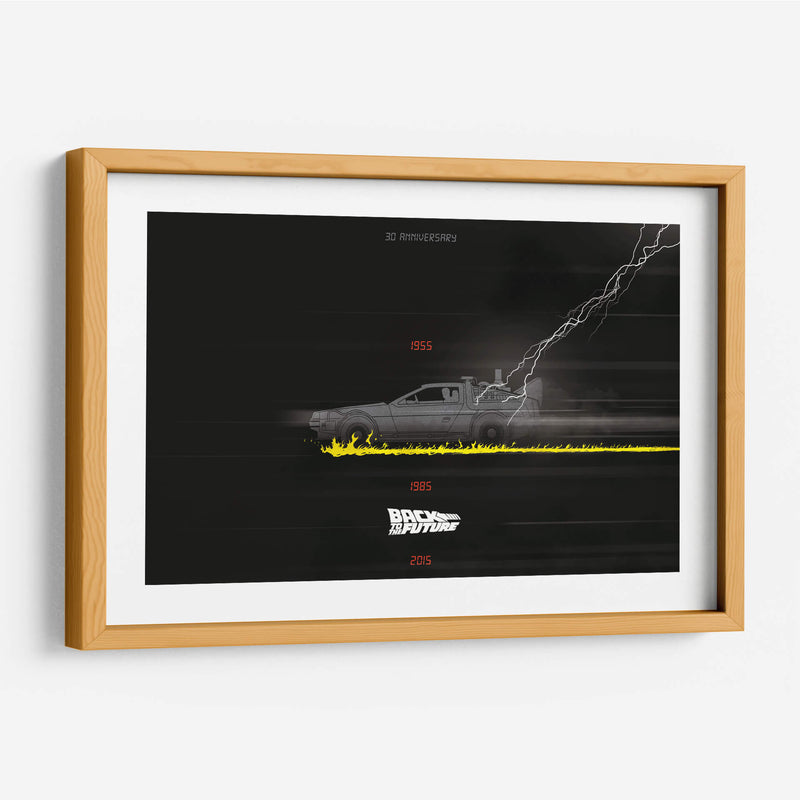 Delorean Back future - 2ToastDesign | Cuadro decorativo de Canvas Lab