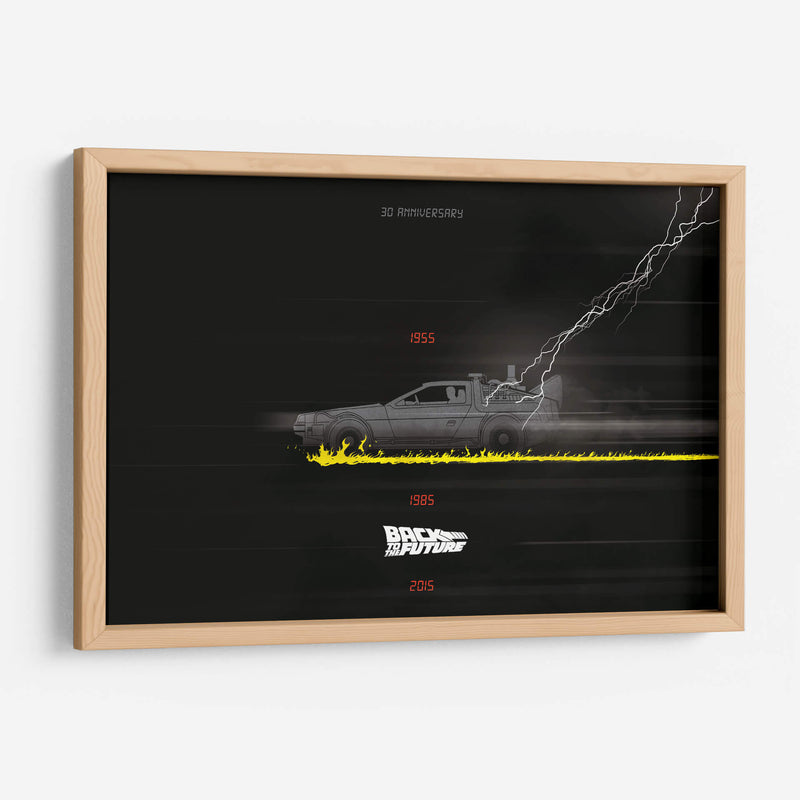 Delorean Back future - 2ToastDesign | Cuadro decorativo de Canvas Lab