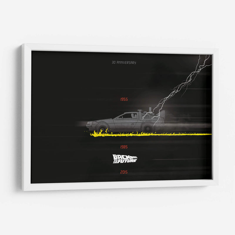 Delorean Back future - 2ToastDesign | Cuadro decorativo de Canvas Lab