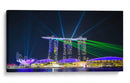 Singapur Marina bay hotel show noche 6 - ArmanDigitalArt | Cuadro decorativo de Canvas Lab