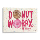 Donut worry be happy - 2ToastDesign | Cuadro decorativo de Canvas Lab