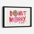 Donut worry be happy - 2ToastDesign | Cuadro decorativo de Canvas Lab