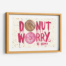 Donut worry be happy - 2ToastDesign | Cuadro decorativo de Canvas Lab