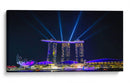 Singapur Marina bay hotel show noche 7 - ArmanDigitalArt | Cuadro decorativo de Canvas Lab