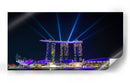 Singapur Marina bay hotel show noche 7 - ArmanDigitalArt | Cuadro decorativo de Canvas Lab