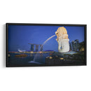 Singapur Merlion panorámica - ArmanDigitalArt | Cuadro decorativo de Canvas Lab