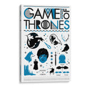 Minimal Game of Thrones - 2ToastDesign | Cuadro decorativo de Canvas Lab