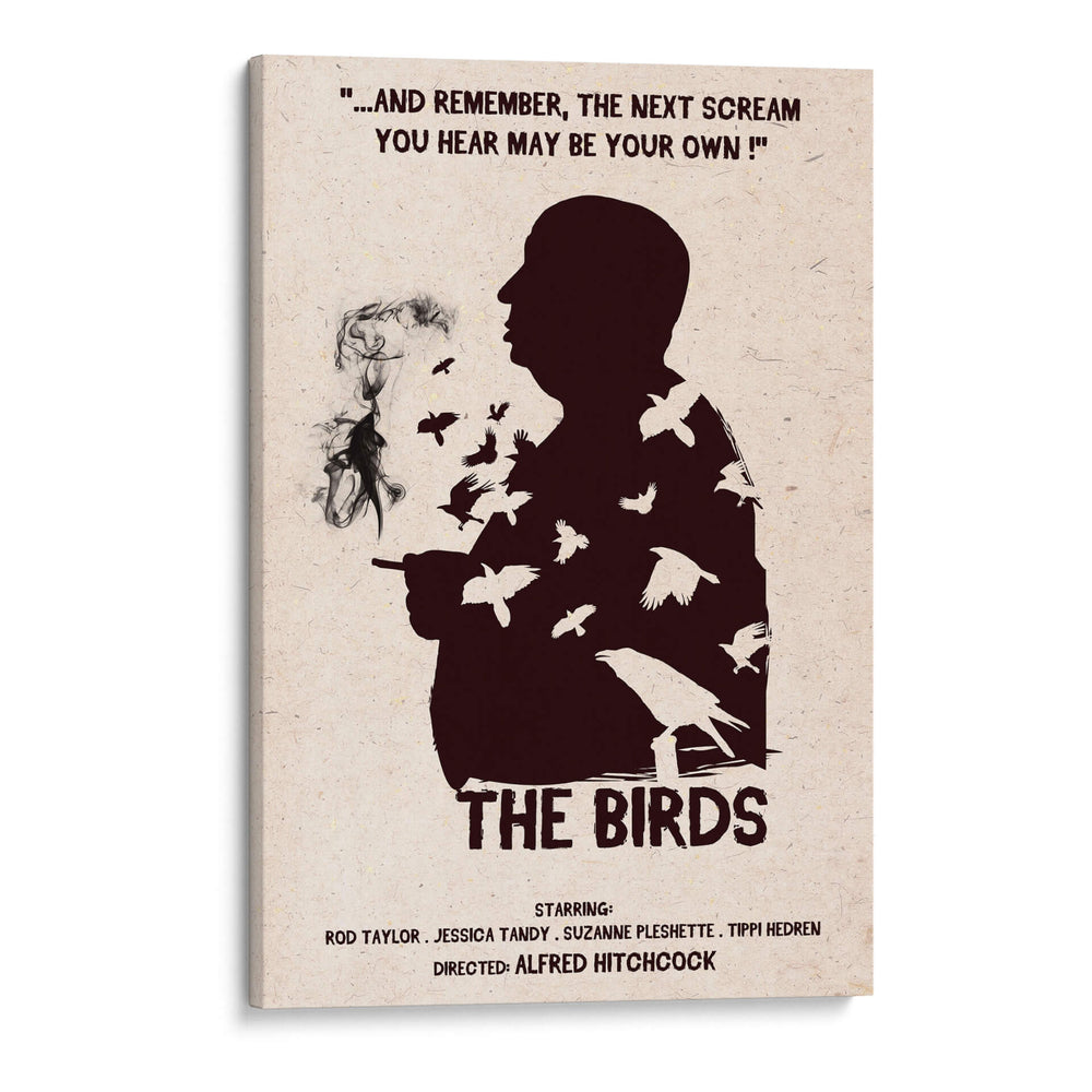 Hitchcock The Birds - 2ToastDesign | Cuadro decorativo de Canvas Lab