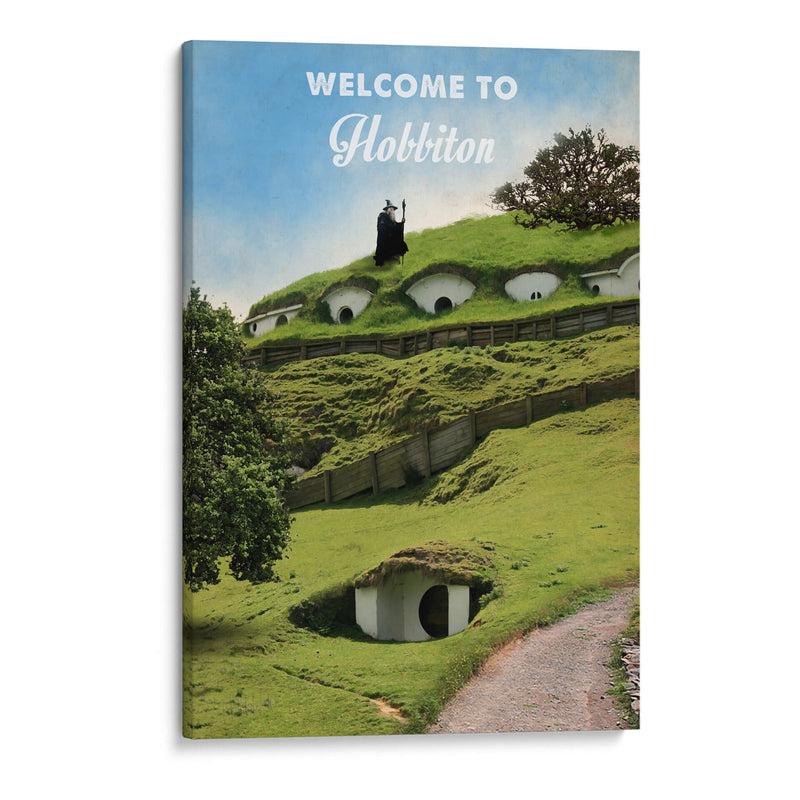 Welcome To Hobbiton - 2ToastDesign | Cuadro decorativo de Canvas Lab