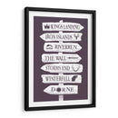 Houses Locations - 2ToastDesign | Cuadro decorativo de Canvas Lab