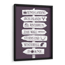 Houses Locations - 2ToastDesign | Cuadro decorativo de Canvas Lab