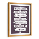 Houses Locations - 2ToastDesign | Cuadro decorativo de Canvas Lab