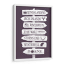 Houses Locations - 2ToastDesign | Cuadro decorativo de Canvas Lab