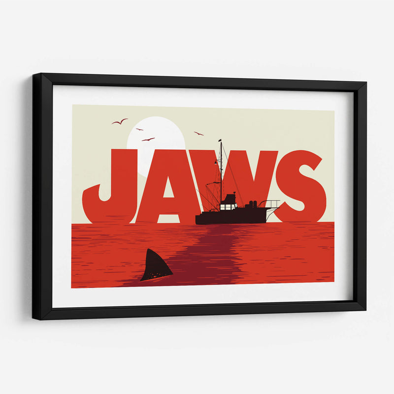 Jaws - Tiburón film - 2ToastDesign | Cuadro decorativo de Canvas Lab