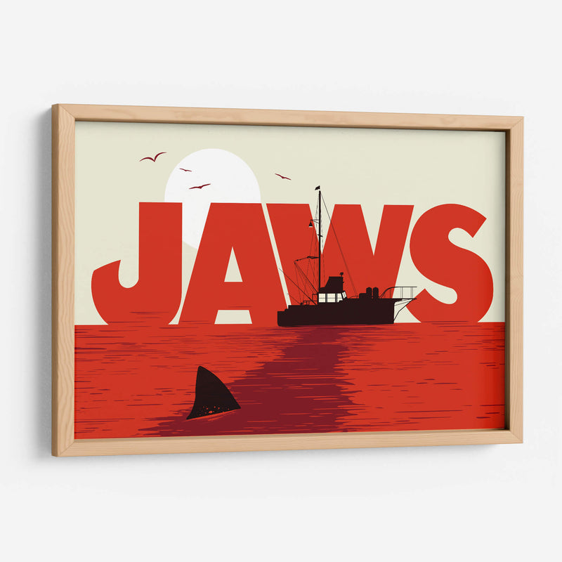 Jaws - Tiburón film - 2ToastDesign | Cuadro decorativo de Canvas Lab