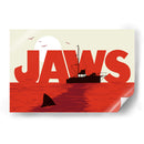 Jaws - Tiburón film - 2ToastDesign | Cuadro decorativo de Canvas Lab
