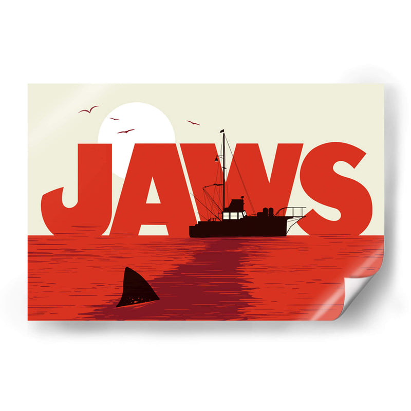 Jaws - Tiburón film - 2ToastDesign | Cuadro decorativo de Canvas Lab